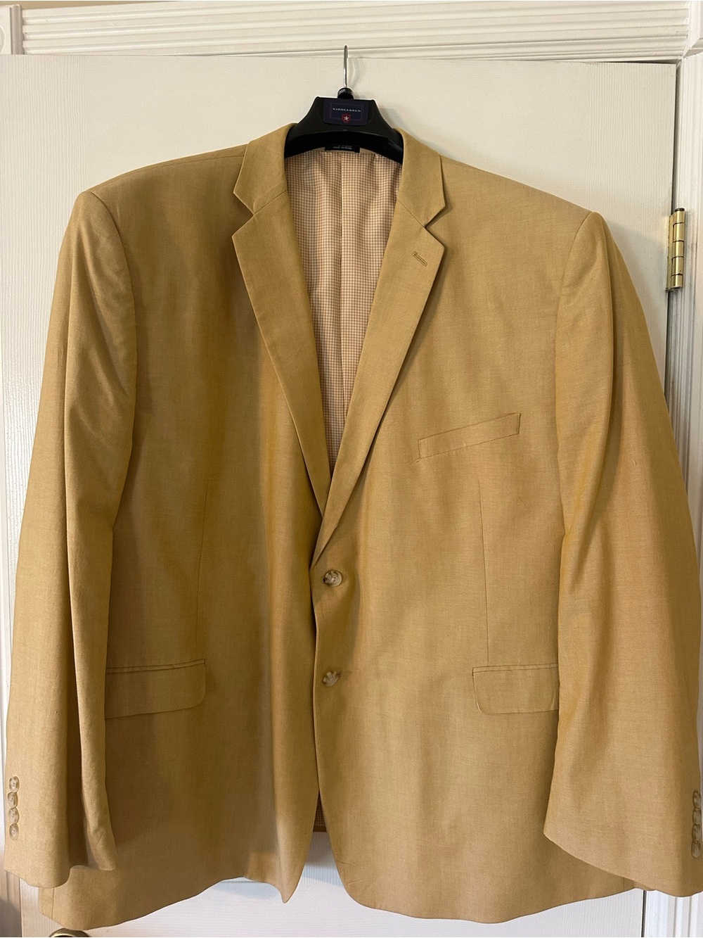 Saddlebred Men’s Camel Tan Two-Button Sport Coat